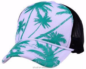 Bán Buôn Nóng Mùa Hè Bãi Biển Hawaii In Cây Cọ Mũ <span class=keywords><strong>Snapback</strong></span> - Product Image 2