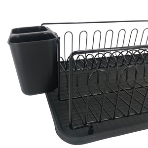 Esquina de cocina Estante de secado de platos con recubrimiento de polvo multifunción Soportes de almacenamiento y estantes para estante no plegable - Product Image 6