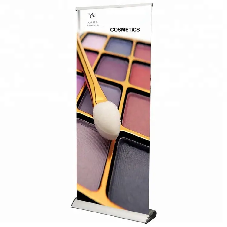 Kosmetik Display Economy Stand versenkbar beliebte Stand Pull Up Roll Up Banner Stand Display