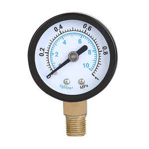 Black steel case <strong>yf</strong> <strong>pressure</strong> <strong>gauge</strong> my 1/8" 2.5% 1.6% yz-40 back 0-120 bottom glass window 40mm - Product Image 2