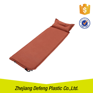 Colchón plano de la estera inflable auto del PVC de la playa que empalma solo con la almohada - Product Image 2