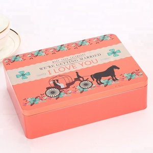 Custom Printing Cookies and Tea <strong>Tin</strong> Packaging <strong>Boxes</strong> Wholesale Storage <strong>Tins</strong> <strong>with</strong> <strong>Lids</strong> China Factory - Product Image 3