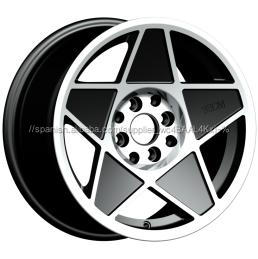 Cinco estrella de aleación de aluminio de la rueda ruedas de coche vw 15 pulgadas 8/4X100/114.3 ruedas de réplica llantas para l - Product Image 1