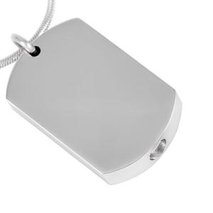Per sempre nel mio cuore <span class=keywords><strong>mamma</strong></span> e papà quadrati in acciaio inossidabile urna commemorativa in cenere ricordo gioielli cremazione - Product Image 4