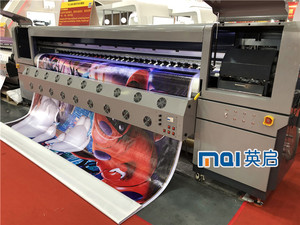 3.2mコニカ溶剤プリンター、コニカ512iヘッド付きフレックスバナー印刷機