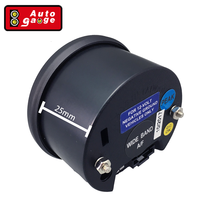 Nouveau jauge numérique de rapport air-carburant large bande 52/60 mm avec boîtier noir et certification CE