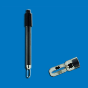 Electrodo de conductividad de la sonda EC MINIDIN 8pin 0-20 ms/cm carcasa de vidrio platino con sensor de temperatura OEM personalizado