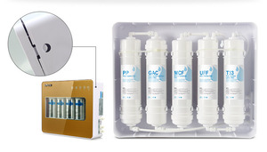 Système de purification d'<span class=keywords><strong>eau</strong></span> <span class=keywords><strong>minérale</strong></span> <span class=keywords><strong>alcaline</strong></span>, 1 boîte, bleu marine - Product Image 6