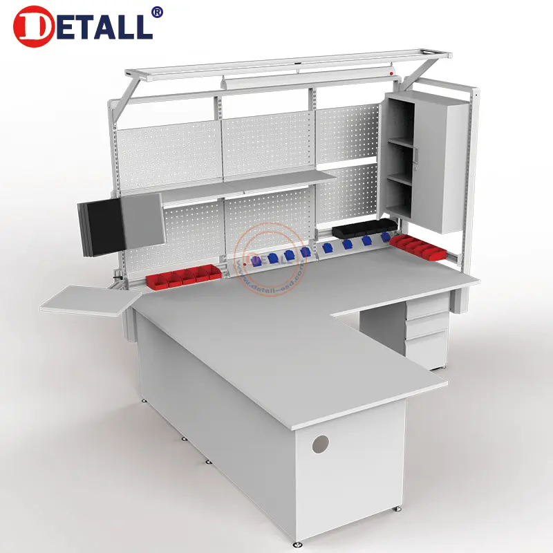 Custom Made Electronic Lab Bench Used Stainless Steel Work Table