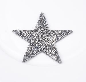 Hotfix Colour Beaded 7cm <strong>Star</strong> <strong>Design</strong> With Crystal Iron on Patches for Clothes Decoration - Product Image 6