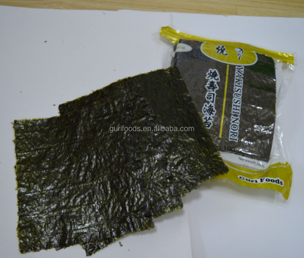 Золотые суши yaki Нори жареные водоросли 100 листов