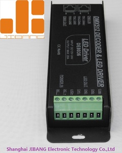 JIBANG DC12-24V 5Ax4CH RGBW Costante Tensione DMX512 Decoder DMX HA CONDOTTO il Driver DE8036 - Product Image 5