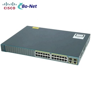 Cisco 2960 <span class=keywords><strong>S</strong></span>érie A-plus 24 10/100 PoE + 2 T/SFP LAN Lite POE Commutateur Ethernet <span class=keywords><strong>WS</strong></span>-<span class=keywords><strong>C2960</strong></span> + <span class=keywords><strong>24PC</strong></span>-<span class=keywords><strong>S</strong></span> - Product Image 1