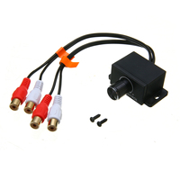 C0019 nuevo amplificador de Audio Universal para coche bajo nivel RCA perilla de Control remoto de volumen