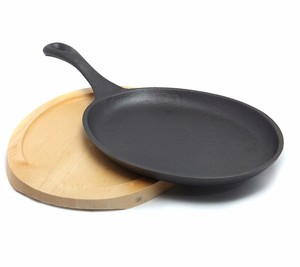 Ghisa fajita piastra/Pan con il legno underliner - Product Image 4