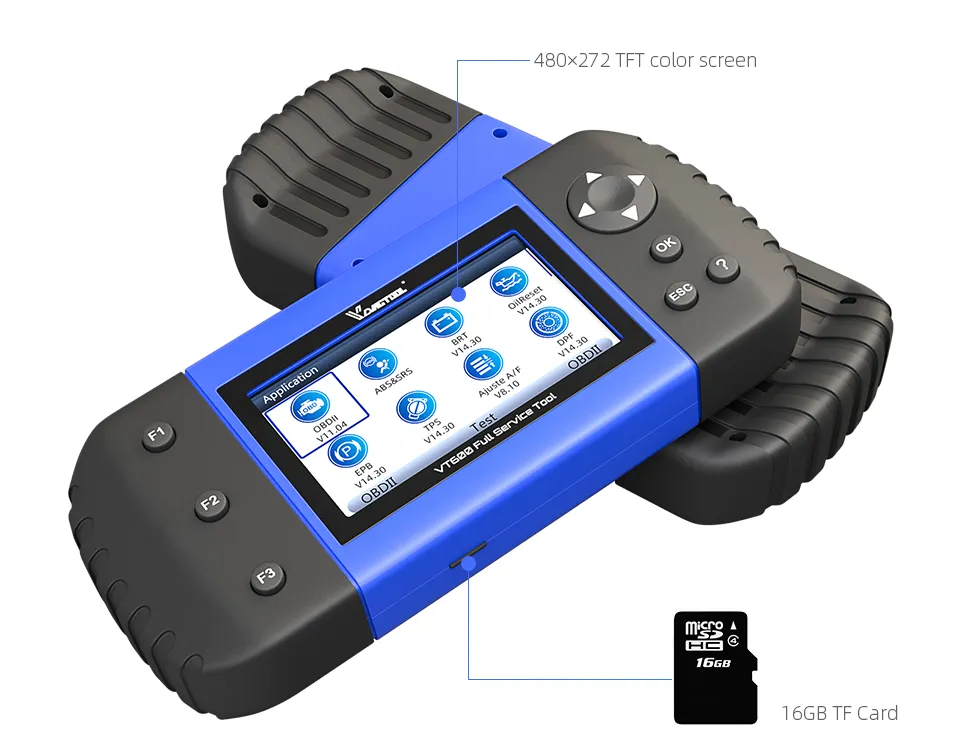 VDIAGTOOL VT600 OBD2 Kfz-Scanner-Werkzeug motor vt600E Injektor codierung OBDII-Auto diagnose