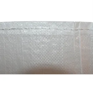 Sucre 50 kg sac tissé sacs de récipient d'emballage alimentaire de farine de coton imprimé grain de riz sac tissu