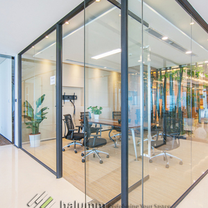 Halumm modern office wall ความสูงเต็มแก้วออกแบบพาร์ทิชัน office glass partition - Product Image 4