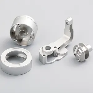 Piezas de aluminio de torno de maquinaria central, piezas de torneado de torno cnc de alta precisión