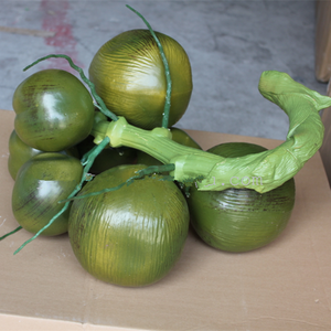 Décorations de noix de coco artificielles faites à la main, <span class=keywords><strong>fruits</strong></span> artificiels en gros - Product Image 2