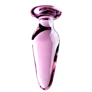 Erwachsenen-Sharing-Kristallpenis Vaginaler Rosa Transparenter Glas-<span class=keywords><strong>Dildo</strong></span> Analplug Butt <span class=keywords><strong>Plug</strong></span> - Product Image 5