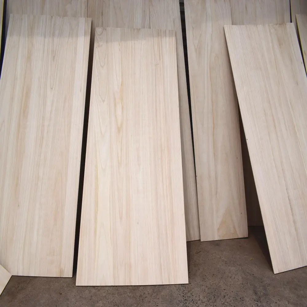 Solid Wood Board By Paulownia Wood For Coffins