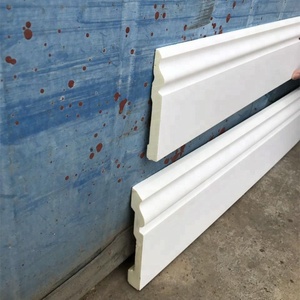 थोक पु सजावटी सामग्री polyurethane <span class=keywords><strong>baseboard</strong></span> मोल्डिंग सफेद