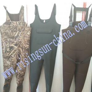 Camo Neoprene Fishing <strong>Wader</strong> Thick Neoprene Pants for Fishing Warm Neoprene <strong>Wader</strong> Suit Winter Work Clothes with Rubber <strong>Boots</strong> - Product Image 3