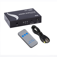 Conmutador HDMI 4K 30HZ 3 en 1 Salida, Conmutador HDMI MT-VIKI 3x1 con Control Remoto IR