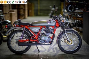 Motocicleta Clásica SKYTEAM E3 125cc 4 Tiempos ACE Estilo <span class=keywords><strong>Cafe</strong></span> <span class=keywords><strong>Racer</strong></span> Vintage (Homologación CEE EURO3) - Product Image 4