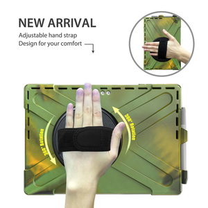360 support de rotation boîtier robuste pour Microsoft <span class=keywords><strong>surface</strong></span> <span class=keywords><strong>pro</strong></span> 4 5 6 7 couvertures universelles avec béquille solide et sangle pour les mains - Product Image 2