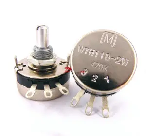 WTH118 1A 2W Linear 470K Ohm Rotary Potentiometer