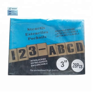 STENCIL LETTERA E LA FIGURA SET IMPA 613143 LA NAVE <span class=keywords><strong>NEGOZIO</strong></span> - Product Image 2