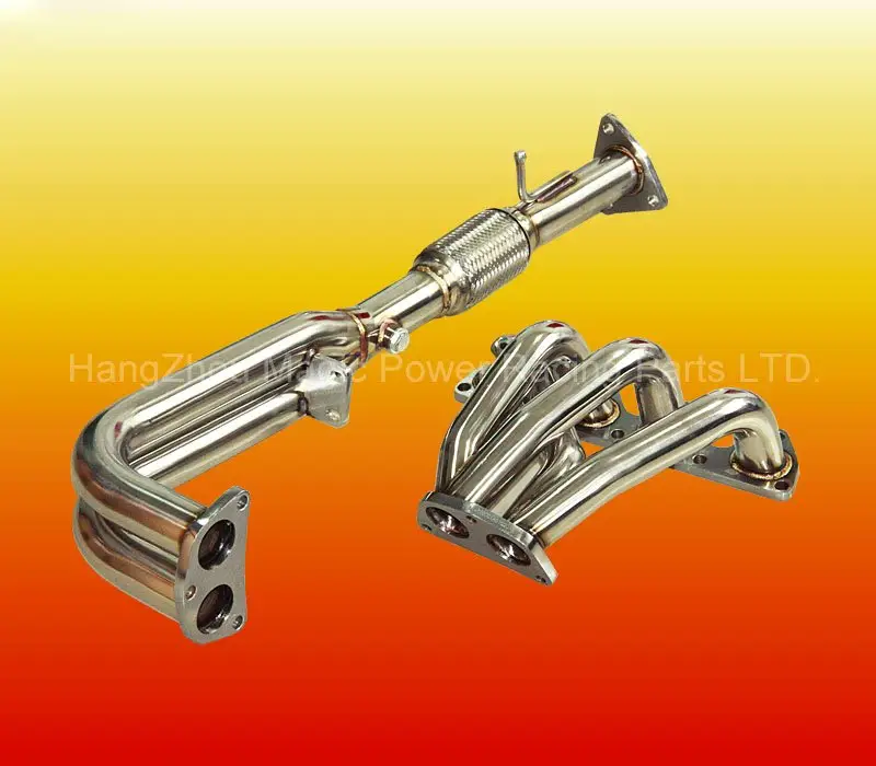 Exhaust header 304 Stainless Steel for Honda Prelude VTEC engine