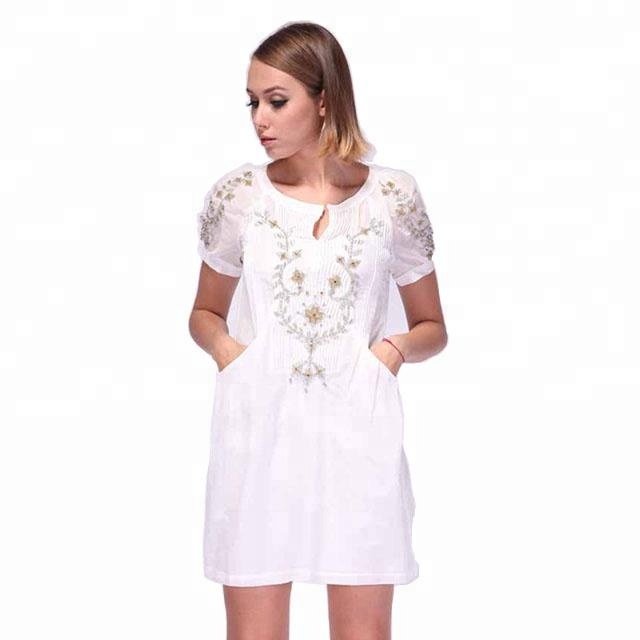 2018 Мода Бисероплетение Летние Повседневные платья