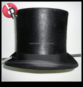 Cappelli a Cilindro in Pura Pelliccia di <span class=keywords><strong>Coniglio</strong></span> 100% Feltro Cerato Cappelli Eleganti per Uomo - Product Image 4