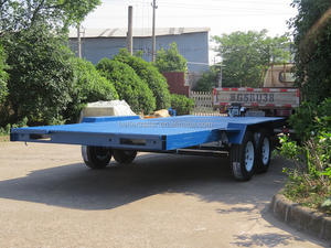 <span class=keywords><strong>Remolque</strong></span> de transporte de <span class=keywords><strong>coche</strong></span> plano <span class=keywords><strong>basculante</strong></span> con cabrestante eléctrico fuerte - Product Image 4