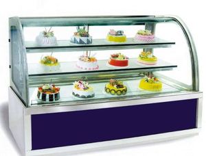 Offre Spéciale bureau vertical au sol refroidi par air gâteau affichage armoires frigorifiques 5 pi pour le gâteau avec deforester - Product Image 2