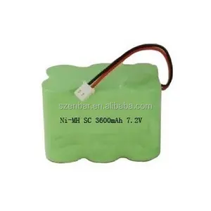 3.6V 3600mAh Ni-mh batteries for Electric toys SC size