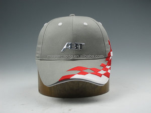 Ana Kap Yüksek Kaliteli Pamuk Yarış Kapaklar PU Kabartmalı 6-panel Yarış Kap Toptan - Product Image 2