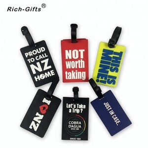 Créatif Personnalisé personnalisé Voyage Étiquette DE Bagage EN PVC Souple (RL-<span class=keywords><strong>64</strong></span>) - Product Image 3