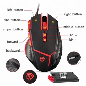 <span class=keywords><strong>Amazon</strong></span> caliente precio barato 4000 dpi V18 <span class=keywords><strong>ordenador</strong></span> usb wired optical gaming mouse - Product Image 3