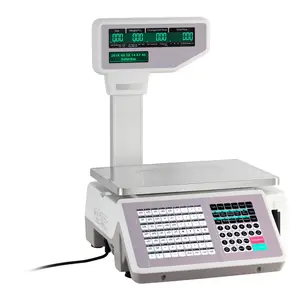 TM-A Electronic Barcode Label Printing Scales With Receipt Printer and Pole