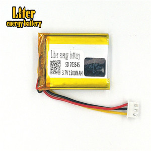 2.5-3 P 3.7 V 703545 1500 mah high quality lithium polymer battery li-li-ion rechargeable battery pack lipo battery - Product Image 2