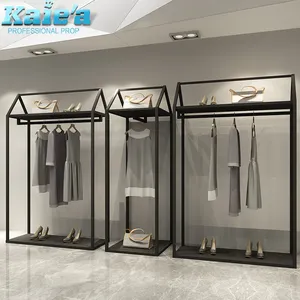 Einzelhandel geschäft Möbel Metall Wandbehang Kleidung Shop Metall Display Racks und Ständer zum Aufhängen von Kleidungs stücken