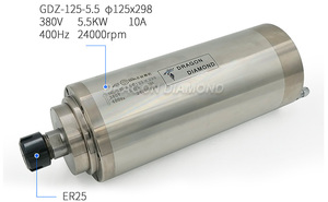 Competitive Price Stone Cnc Machine <strong>Spindle</strong> Constant Water Cooling <strong>Spindle</strong> 5.5kw