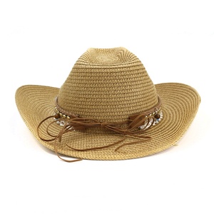 Venta al por mayor a granel Sombrero De <span class=keywords><strong>Paja</strong></span> Playa Hombre Verano Western Straw Cowboy Sombreros - Product Image 6