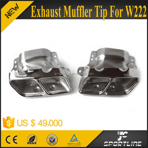 Jc Sportline 304 de escape de acero inoxidable silenciador consejos de Mercedes <span class=keywords><strong>Ben</strong></span> z W222 clase S 2014 2015 - Product Image 1