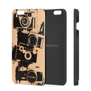 Precio barato híbrido PC marco personalizado de madera caja del teléfono móvil para el <span class=keywords><strong>iPhone</strong></span> 7 - Product Image 5