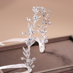 2019 nouveauté cristal <span class=keywords><strong>mariée</strong></span> casque couronnes Pageant rond cristal <span class=keywords><strong>diadème</strong></span> bandeau mariage couronnes et voiles - Product Image 3